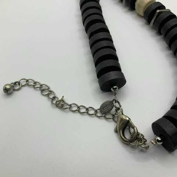 Chico's Wooden Beaded Boho Necklace - Picture 3 of 4